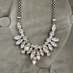 J.Crew Vintage Crystal Statement Necklace - Adjustable
